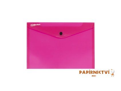 Psaníčko s drukem A4 eCollection růžová 2-616