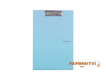 Jednodeska A4 plast PASTELINI modrá 5-574