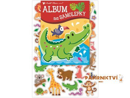 Album na samolepky - zvířata