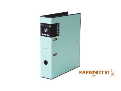 Pořadač A4 lamino páka 7cm PASTELINI zelený 7-282
