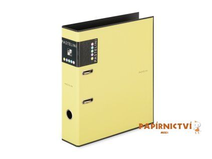 Pořadač A4 lamino páka 7cm PASTELINI žlutý 7-283