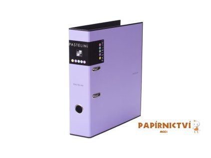 Pořadač A4 lamino páka 7cm PASTELINI fialový 7-284