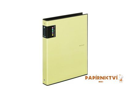 Pořadač A4 lamino R25-4kr. PASTELINI žlutý 7-278