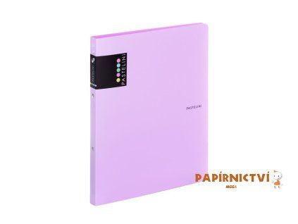 Pořadač PP A4 2kr. PASTELINI fialový 2-268