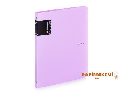 Pořadač PP A4 4kr. PASTELINI fialový 2-278