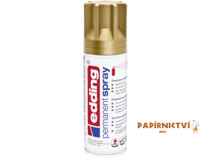 Akrylový sprej EDDING 5200, 200ml, sytá zlatá matná 924