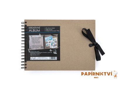 Kreativní album 30 x 21,5 cm hnědá 8-701