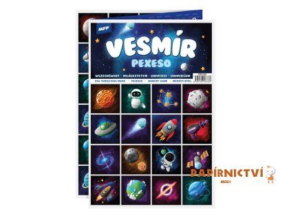 Pexeso MFP 3xA4 Vesmír 5301162