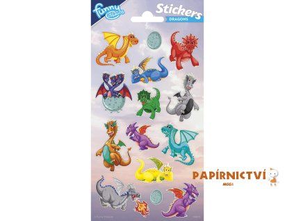 GYK6000101 c100675 samolepky typ c draci