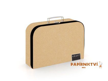 Kufřík lamino 34 cm KRAFT nature 6-07423