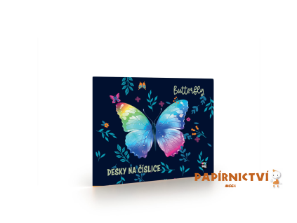 Desky na číslice Motýl 2 4-02023