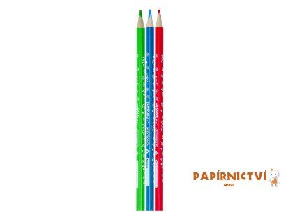 Pastelky KEYROAD trojhranné 12ks A700