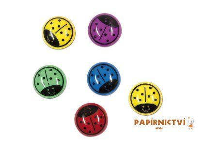 Magnety CONCORDE Berušky 30mm, 6 ks, blistr A65536