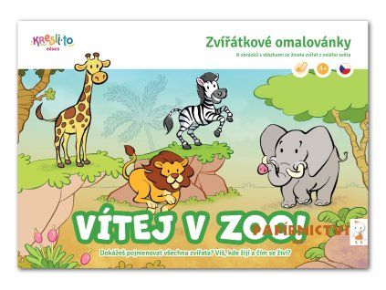 Vítejte v ZOO! omalovánky A5