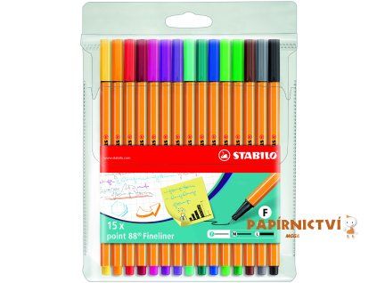 Y-STABILO point 88 15pc wallet 8815