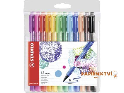STABILO pointMax 12pc wallet 488/12-01