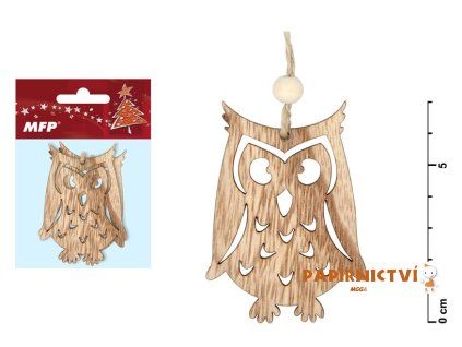 Sova dřevěná set 2ks 7cm 8885710