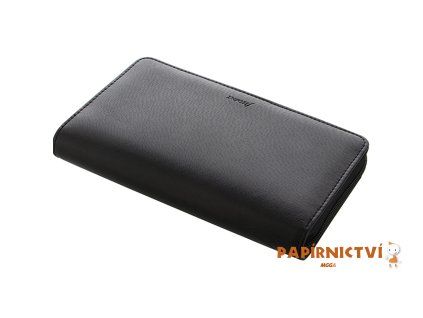Filofax diář Saffiano, Zip osobní compact, černý
