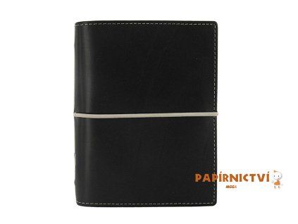 Filofax diář Domino, kapesní, černá