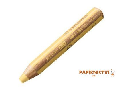 STABILO woody 3 in 1 Pastel žlutá 880/201