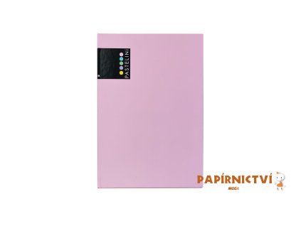 Záznamní kniha A5 PASTELINI růžová lamino mat 7-126