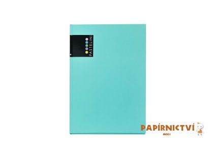 Záznamní kniha A5 PASTELINI zelená lamino mat  7-127