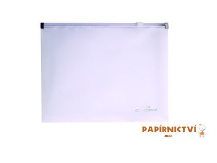 Spisové desky CONCORDE se zipem A5, bílá A80083