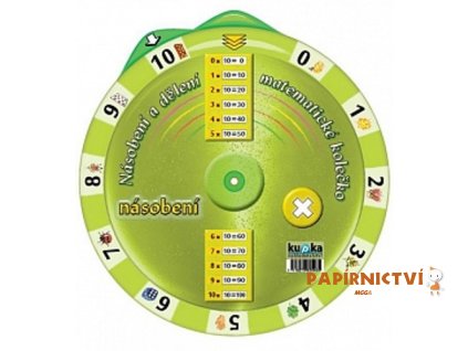 Matematické kolečko - násobení a dělení