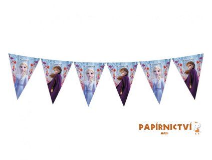 Girlanda  Banner Frozen 2, 9 vlajek, 230 cm