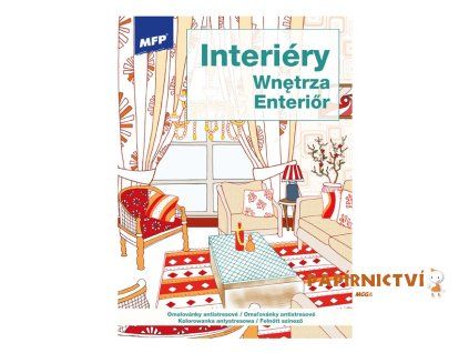 Omalovánky antistresové Interiéry 210x290mm/32s 5301183