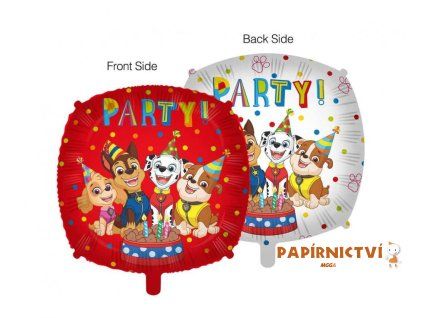 Fóliový balónek 18" Tlapková patrola - Party