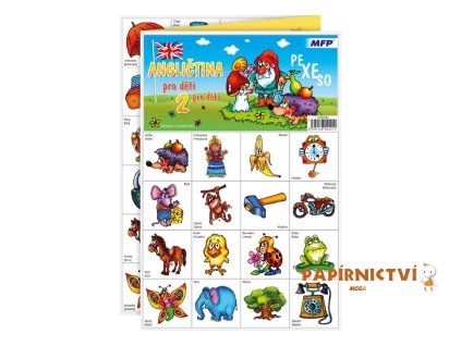 Pexeso MFP 3xA4 Angličtina pro děti 2 5300895