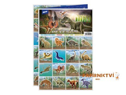 Pexeso MFP 3xA4 Dino 5300903