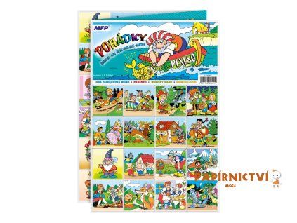 Pexeso MFP 3xA4 Pohádky 5300905