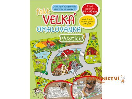 Fakt velká omalovánka - Vesnice