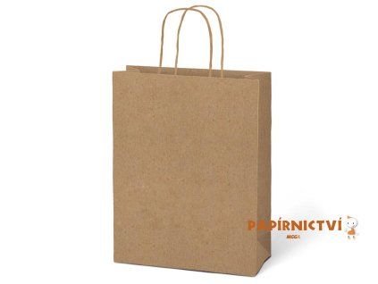Taška MFP dárková T 5 kraft 260x320x100 natur 5251228