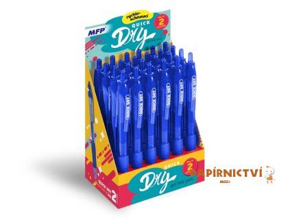 Gelové pero QUICK DRY - modré 6001148