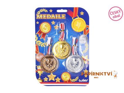 Medaile set 3 ks - Český obal W116879