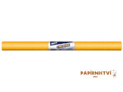 Krepový papír role 50x200cm oranžová světlá 5811348