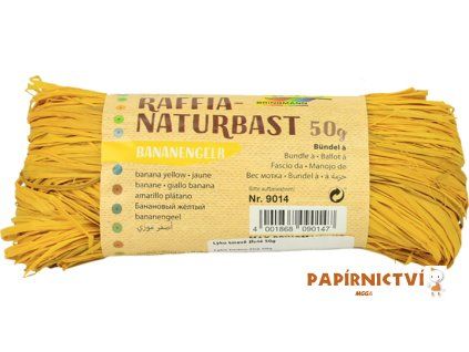 Přírodní lýko 50g tmavě žluté