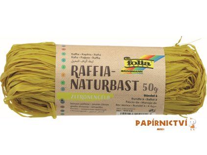 Přírodní lýko 50g světle žluté