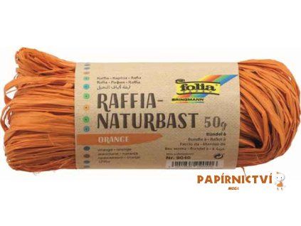 Přírodní lýko 50g oranžové