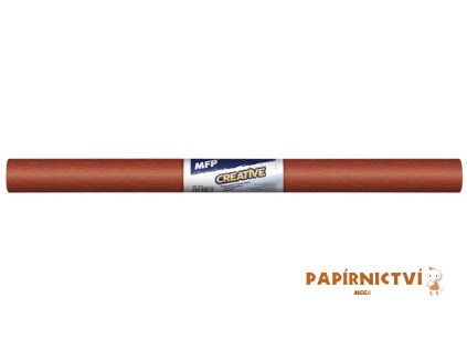 Krepový papír role 50x200cm hnedý tmavý 5811353