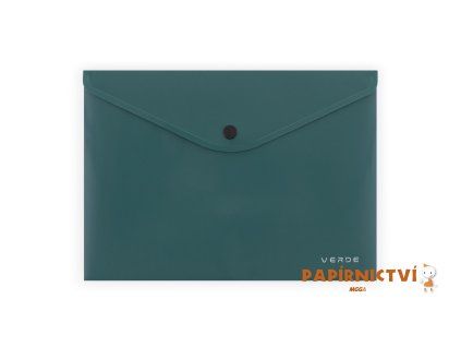 Psaníčko s drukem A5 VERDE zelená 2-678