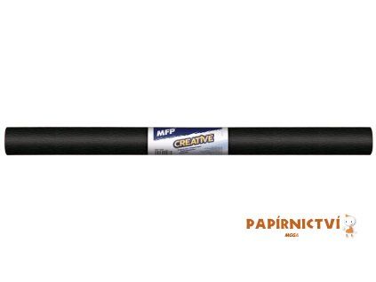 Krepový papír role 50x200cm černý 5811358