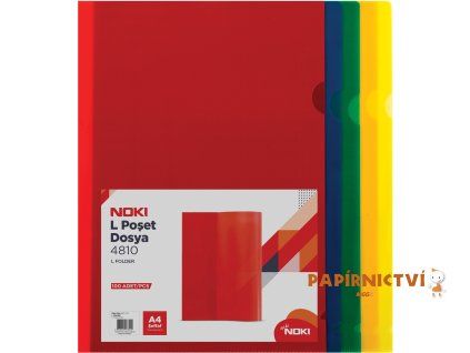NOKI PP L-kapsa A4, zelená, 100 ks