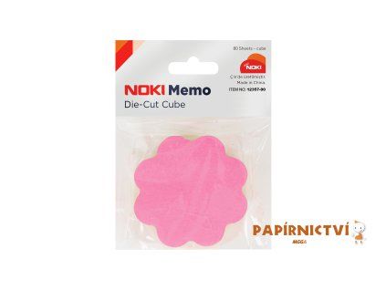 NOKI Bloček MEMO "květina" 75x75, 80l