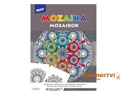 Omalovánky antistresové Mozaika 210x290mm/32s