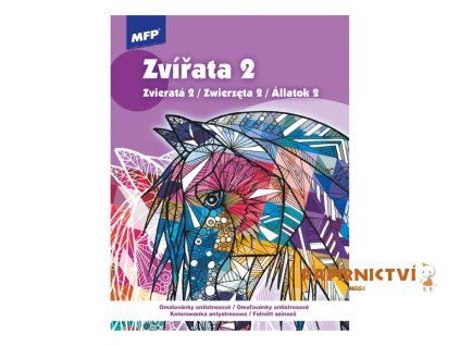Omalovánky antistresové Zvířata 2 210x290mm/32s
