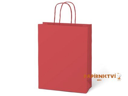 Taška MFP dárková T 4 kraft 180x230x100 červená